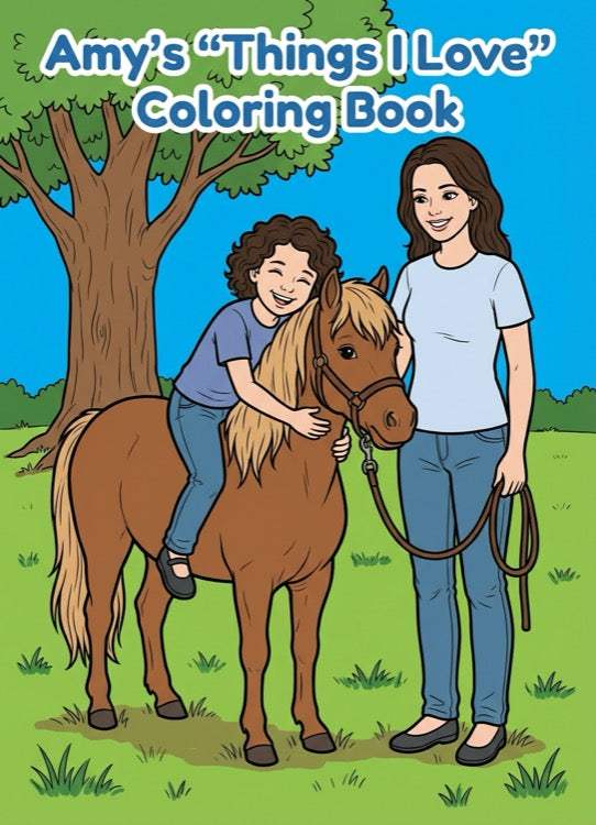 Custom coloring book - digital download only
